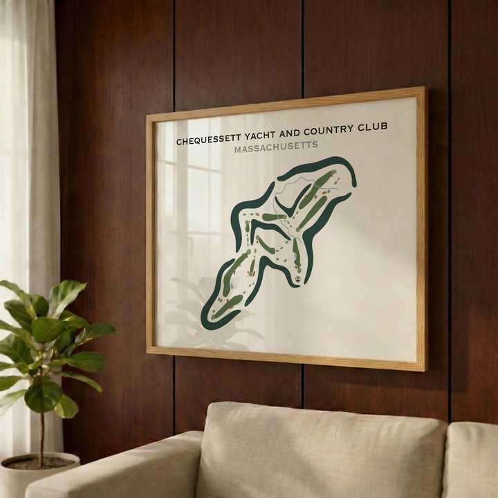 Chequessett Yacht & Country Club, Massachusetts - Printed Golf Courses