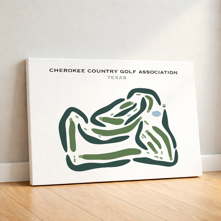 Cherokee Country Golf Association, Texas - Printed Golf Courses