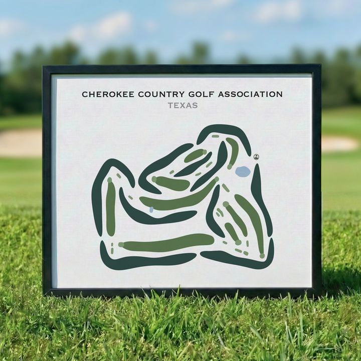 Cherokee Country Golf Association, Texas - Printed Golf Courses