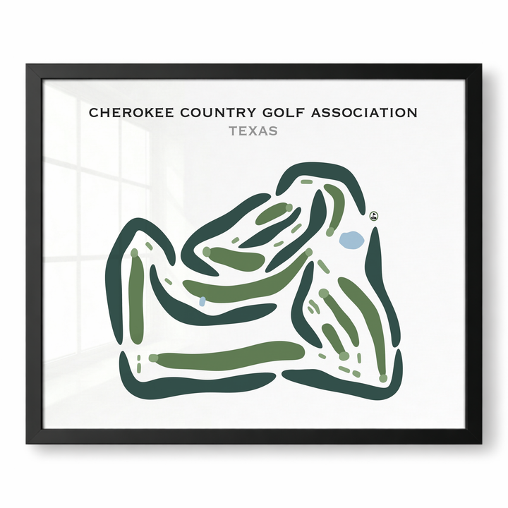 Cherokee Country Golf Association, Texas - Printed Golf Courses