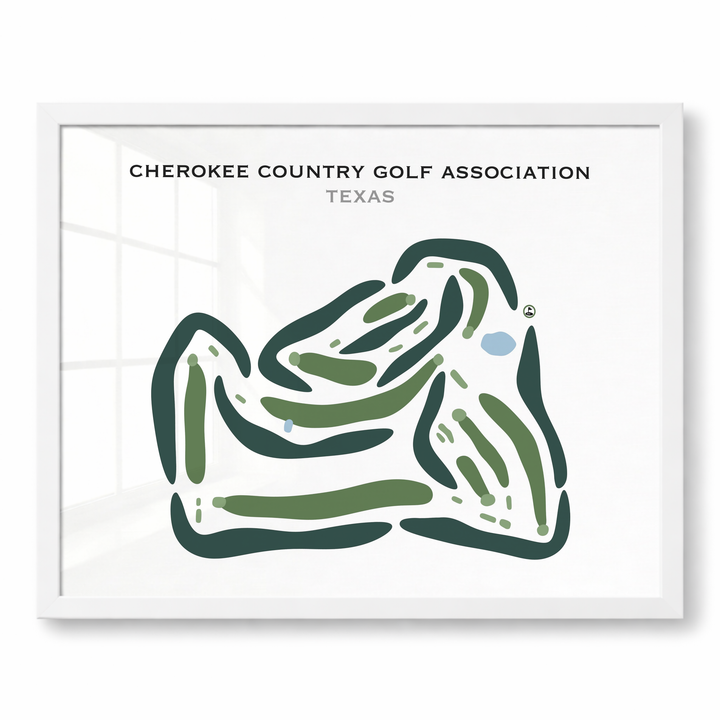 Cherokee Country Golf Association, Texas - Printed Golf Courses