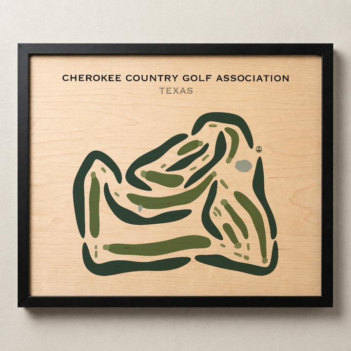 Cherokee Country Golf Association, Texas - Printed Golf Courses