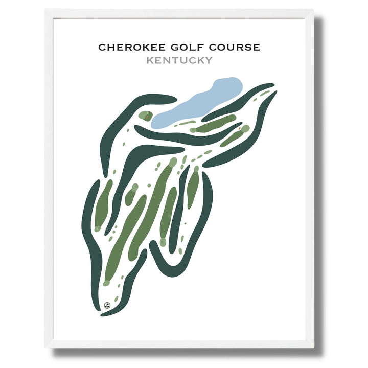 Cherokee Golf Course, Kentucky - Printed Golf Courses