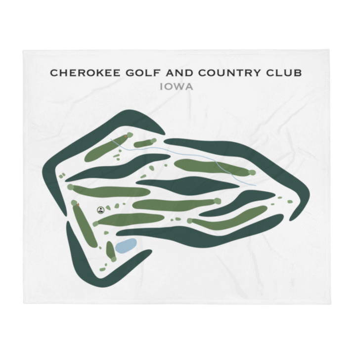 Cherokee Golf & Country Club, Iowa - Printed Golf Courses