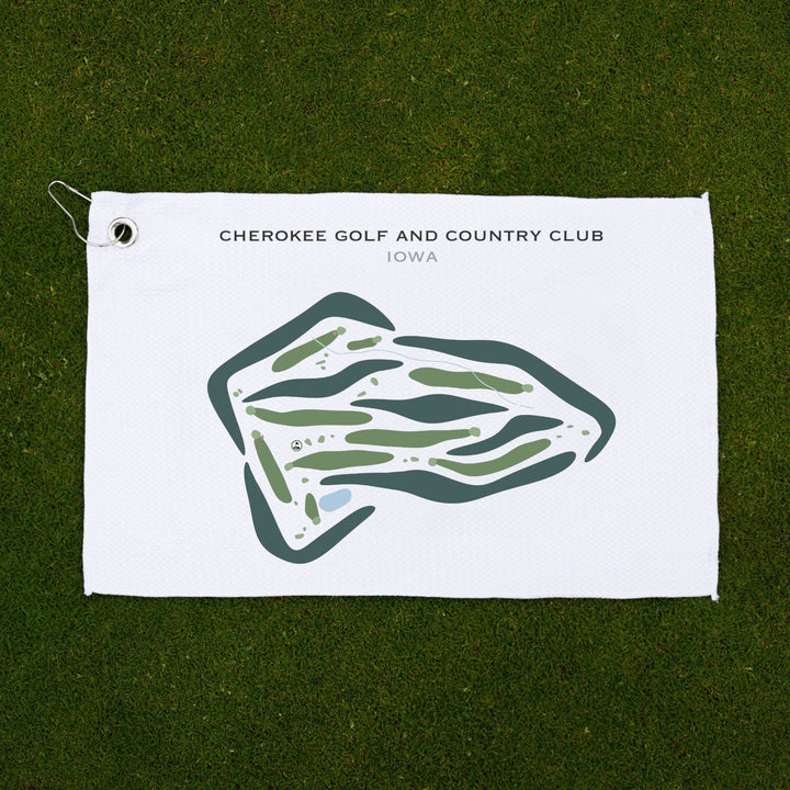 Cherokee Golf & Country Club, Iowa - Printed Golf Courses