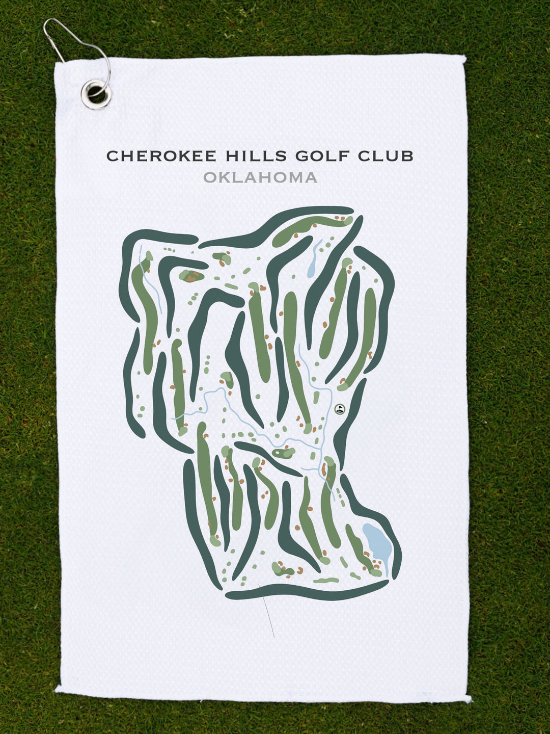 Cherokee Hills Golf Club, Oklahoma - Printed Golf Courses