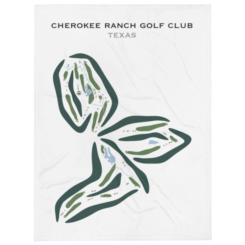 Cherokee Ranch Golf Club, Texas - Printed Golf Courses