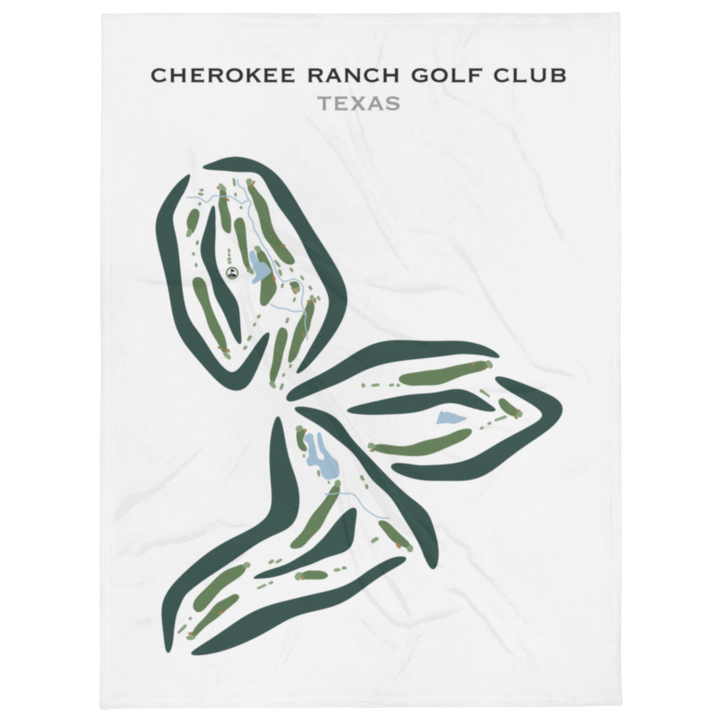 Cherokee Ranch Golf Club, Texas - Printed Golf Courses