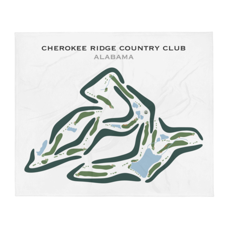 Cherokee Ridge Country Club, Alabama - Printed Golf Courses