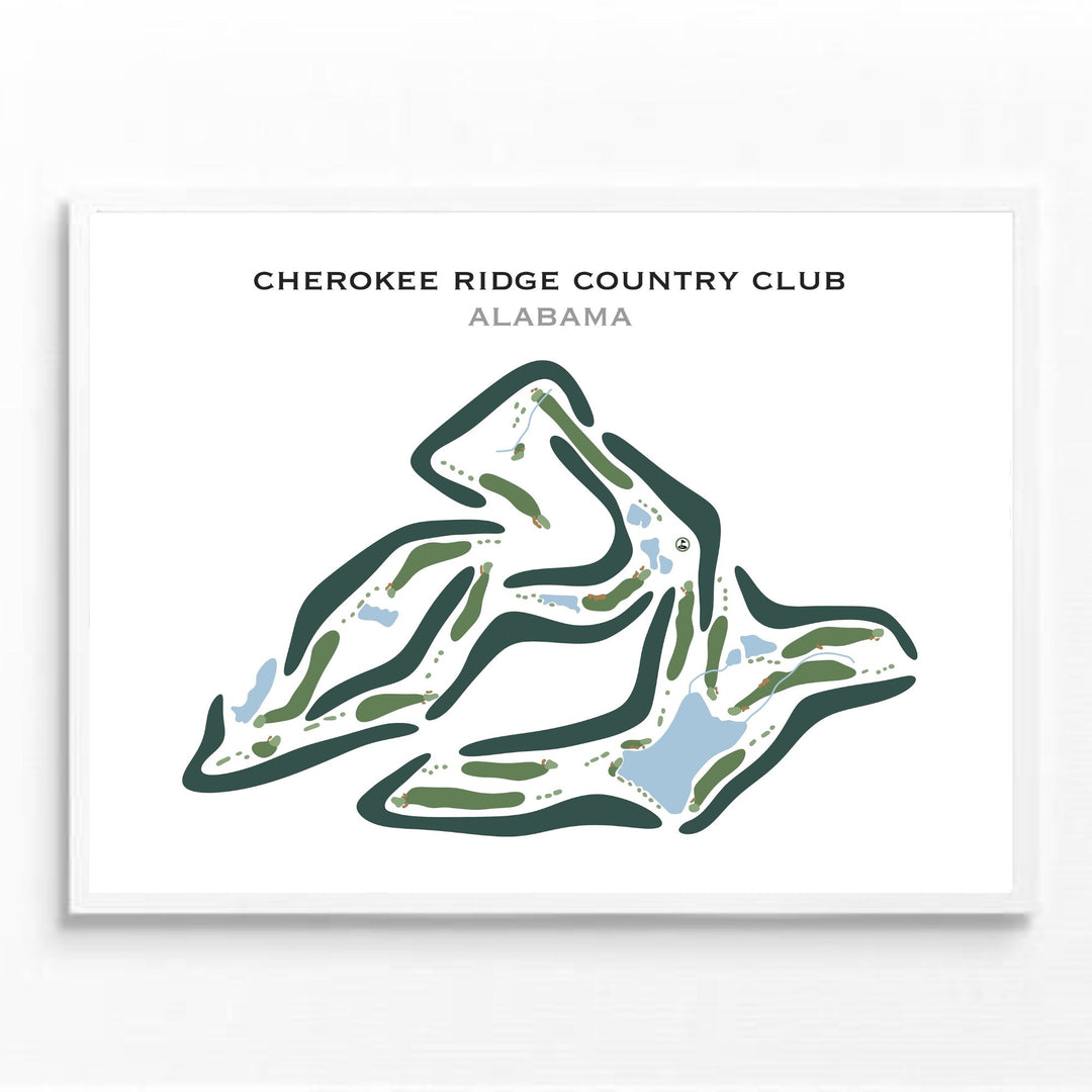 Cherokee Ridge Country Club, Alabama - Printed Golf Courses