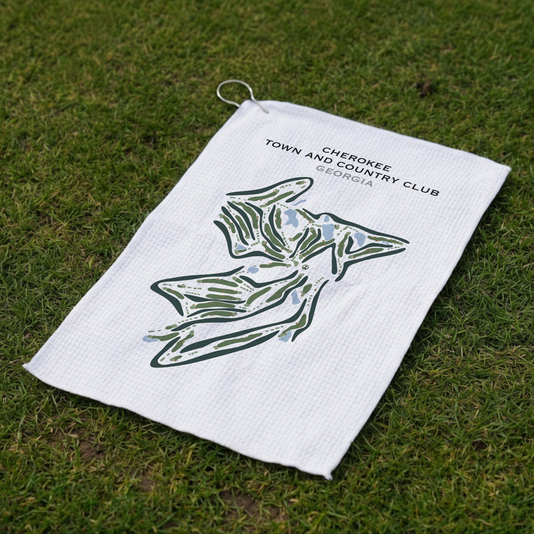 Cherokee Town & Country Club, Georgia - Printed Golf Courses