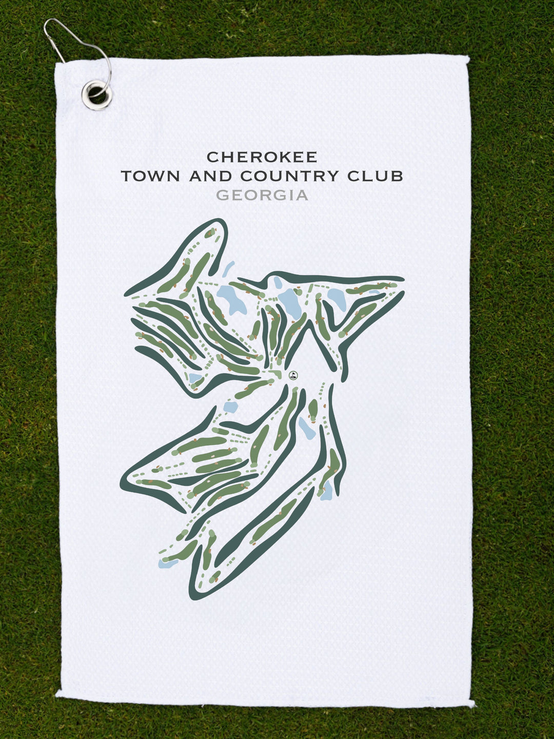 Cherokee Town & Country Club, Georgia - Printed Golf Courses