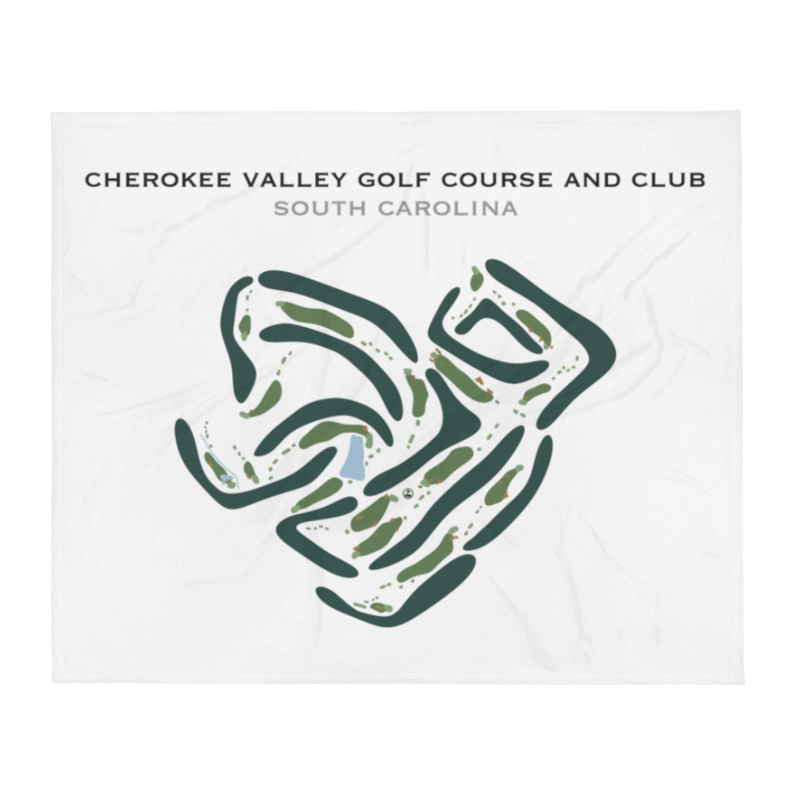 Cherokee Valley Golf Course and Club, South Carolina - Printed Golf Courses