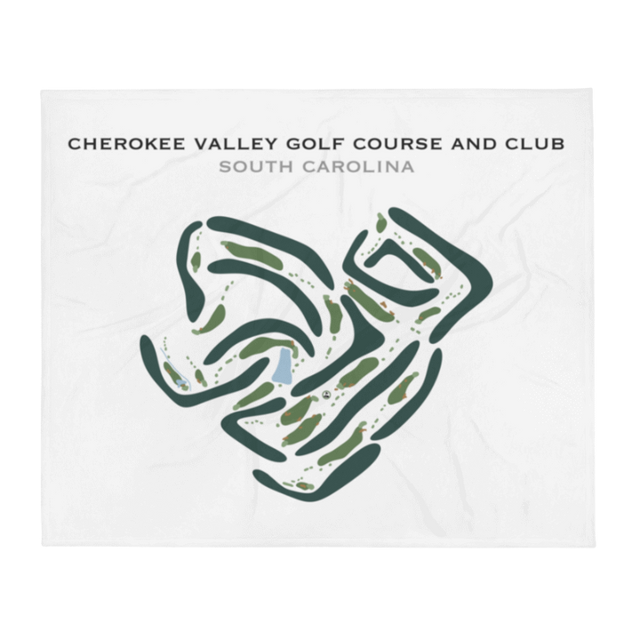 Cherokee Valley Golf Course and Club, South Carolina - Printed Golf Courses