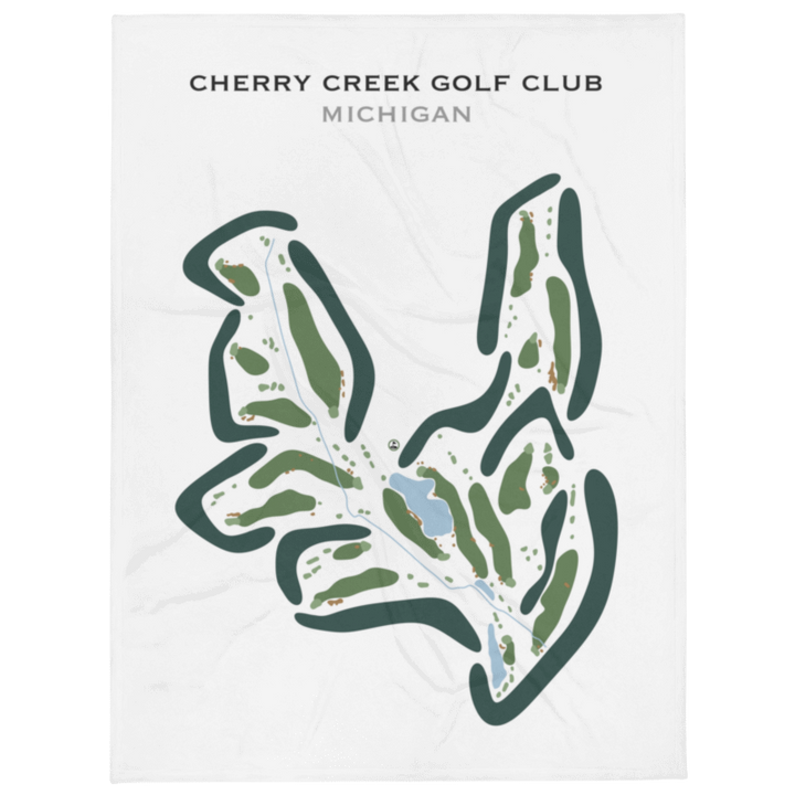 Cherry Creek Golf Club, Michigan - Printed Golf Courses