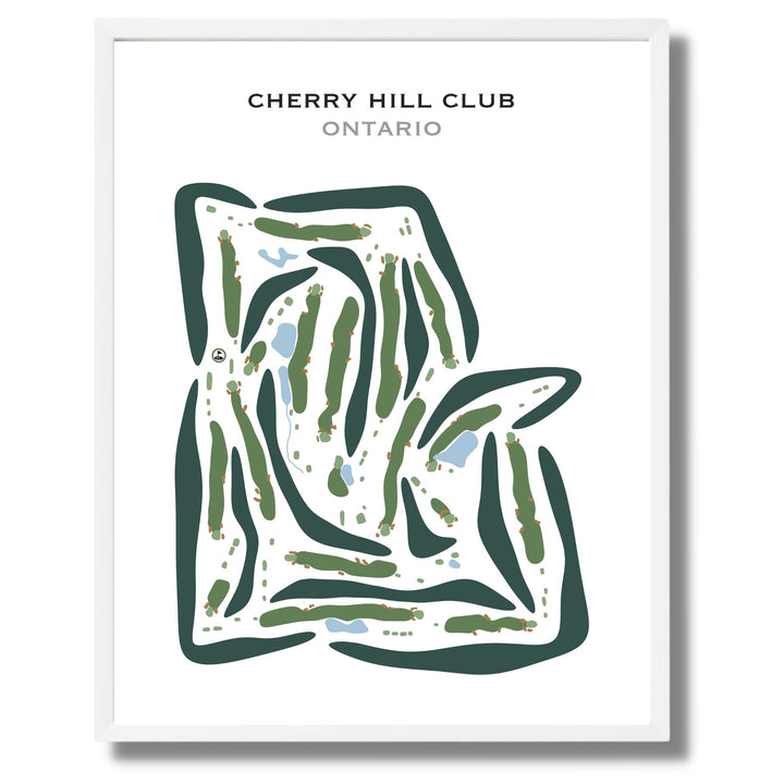 Cherry Hill Club, Ontario, Canada - Printed Golf Courses