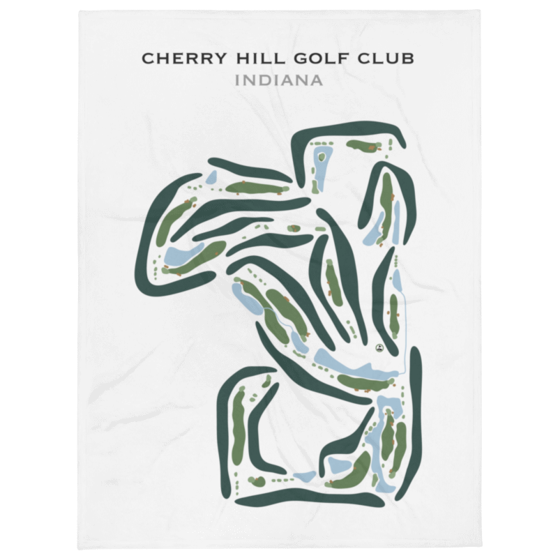 Cherry Hill Golf Club, Indiana - Printed Golf Courses