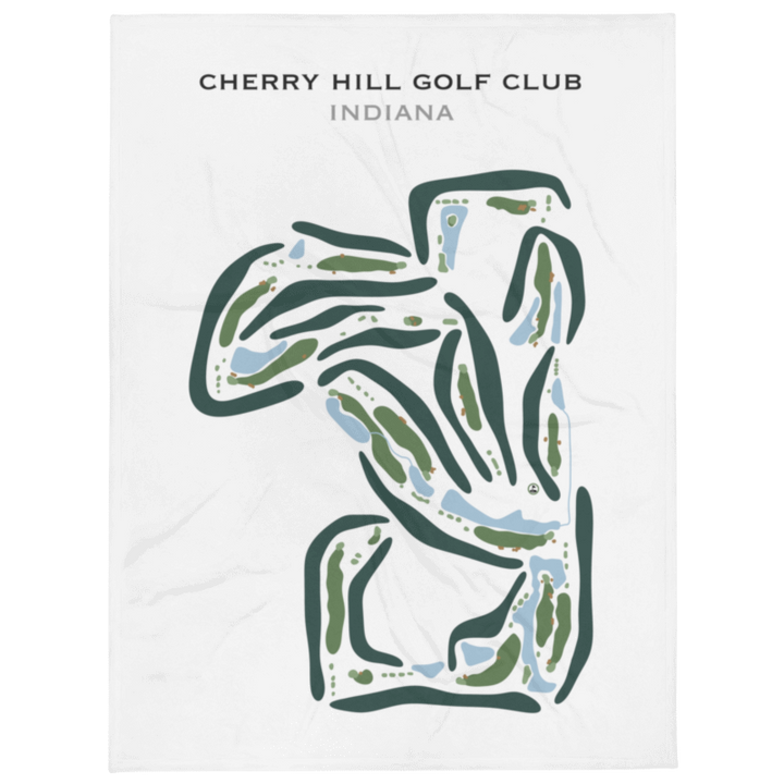 Cherry Hill Golf Club, Indiana - Printed Golf Courses