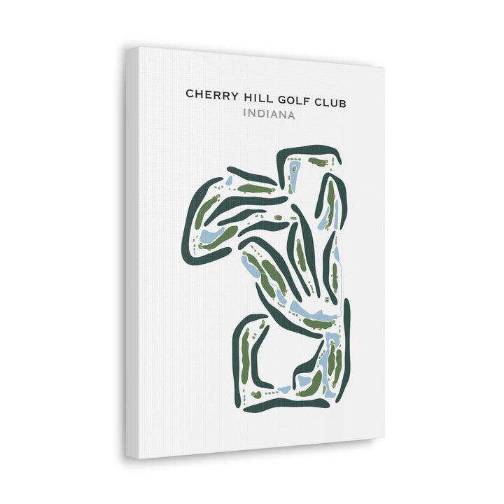 Cherry Hill Golf Club, Indiana - Printed Golf Courses