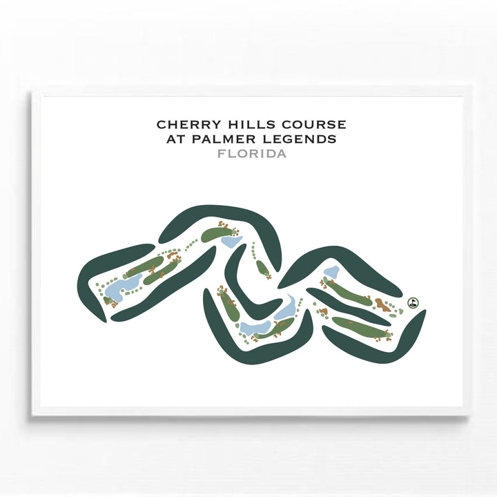 Cherry Hills Course at Palmer Legends, Florida - Printed Golf Courses