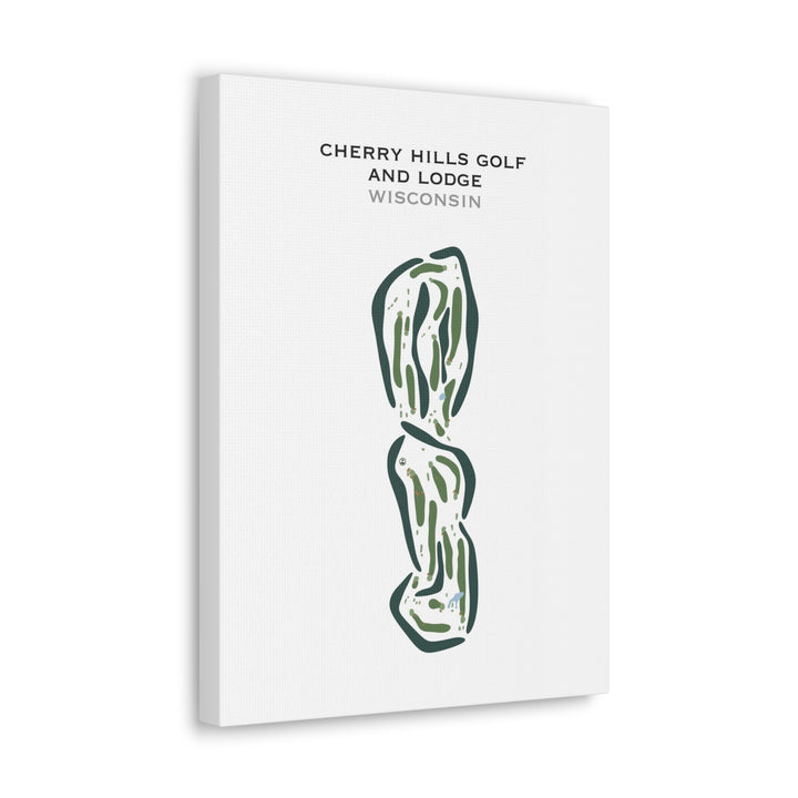 Cherry Hills Golf and Lodge, Wisconsin - Printed Golf Courses