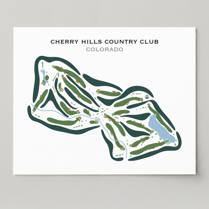 Cherry Hills Country Club, Colorado - Printed Golf Courses