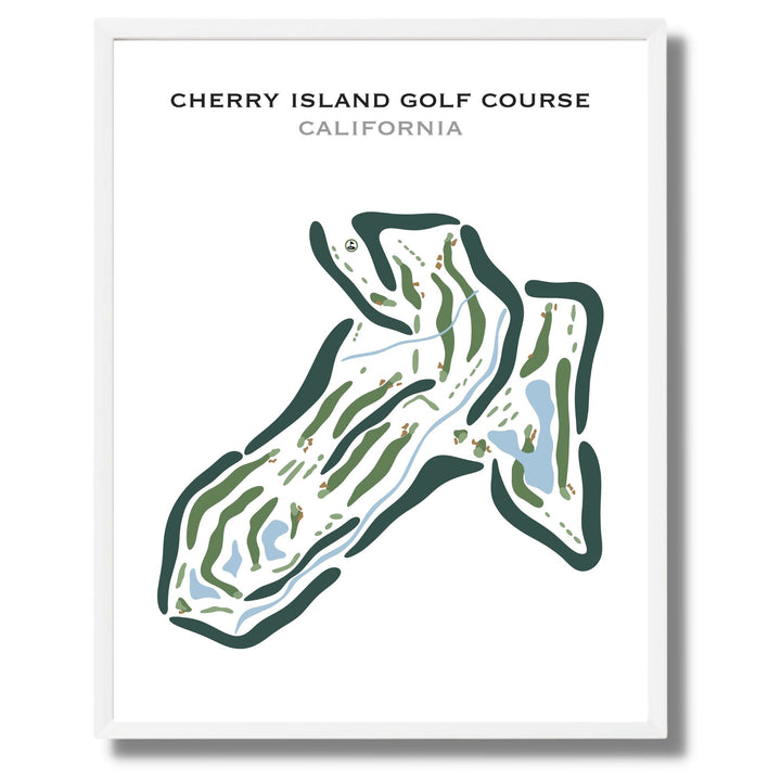 Cherry Island Golf Course, California - Printed Golf Courses