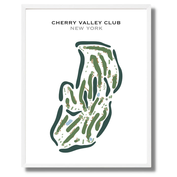 Cherry Valley Club, New York - Printed Golf Course