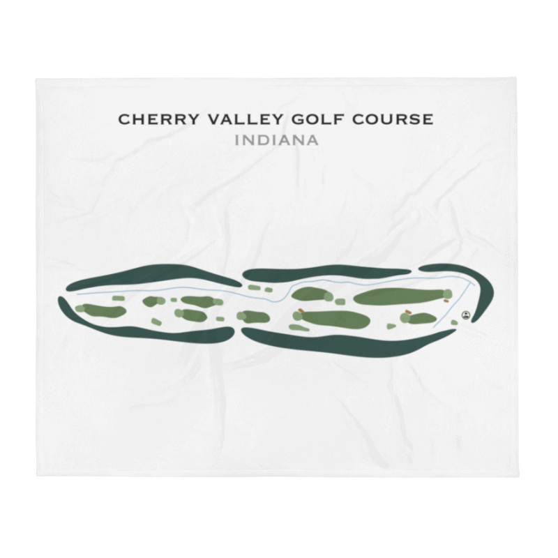 Cherry Valley Golf Course, Indiana - Printed Golf Courses