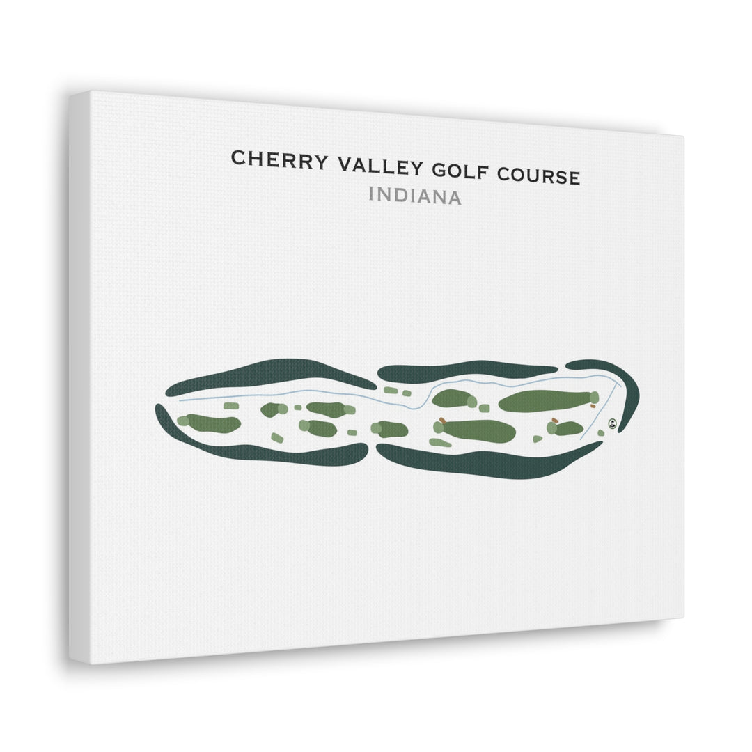 Cherry Valley Golf Course, Indiana - Printed Golf Courses