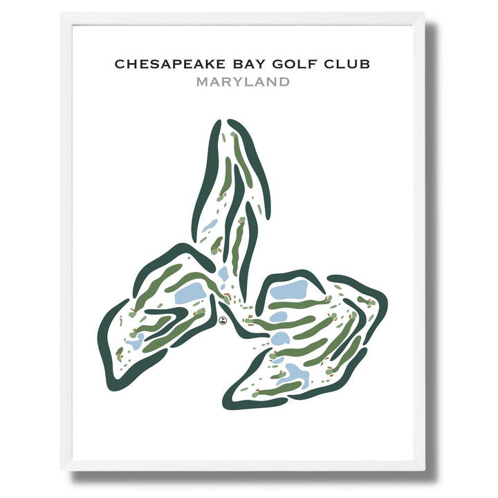 Chesapeake Bay Golf Club, Maryland - Printed Golf Courses