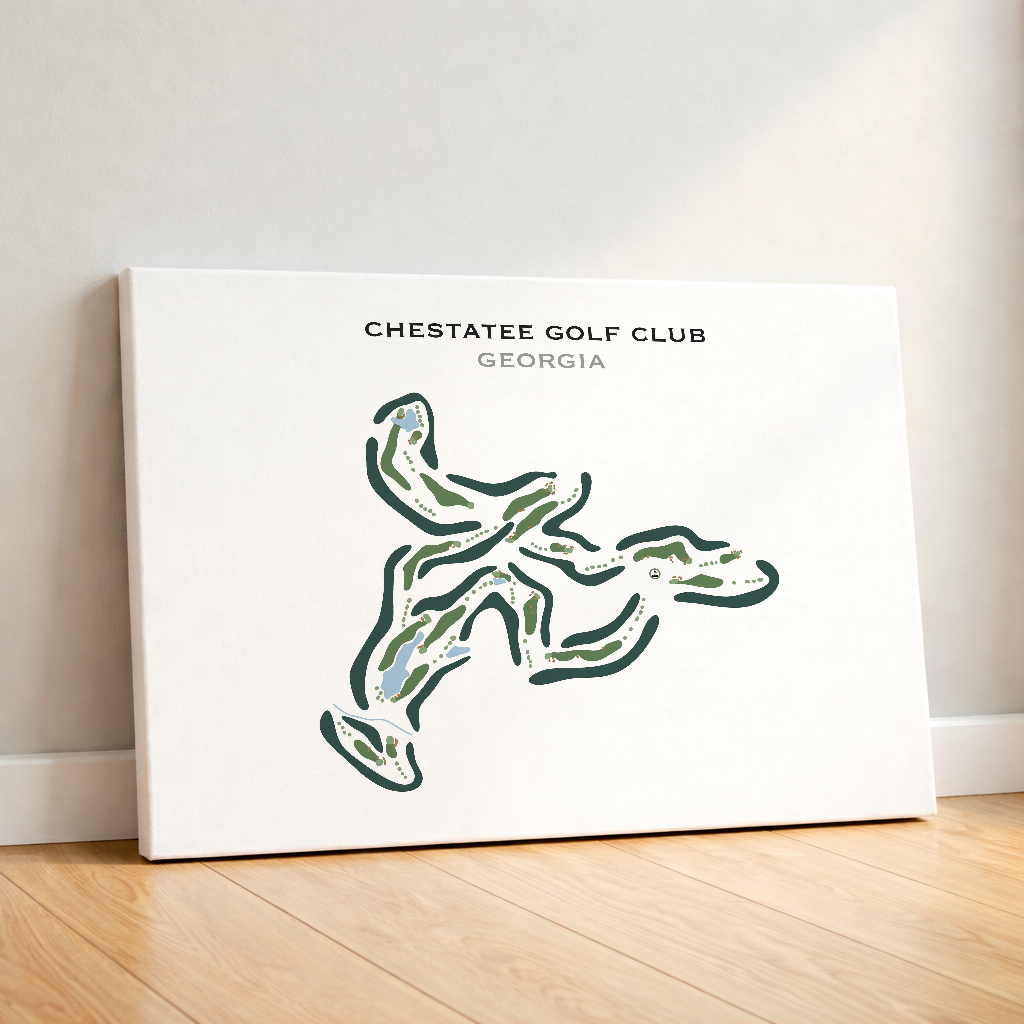 Chestatee Golf Club, Georgia - Printed Golf Course