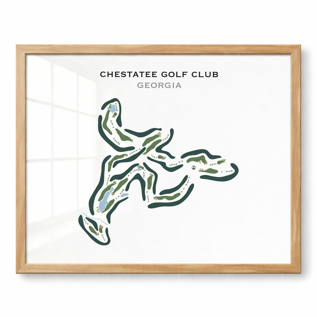 Chestatee Golf Club, Georgia - Printed Golf Course