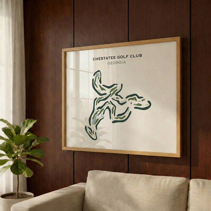 Chestatee Golf Club, Georgia - Printed Golf Course