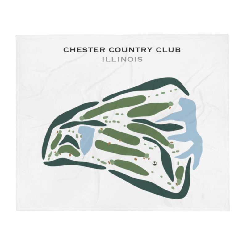 Chester Country Club, Illinois - Printed Golf Courses