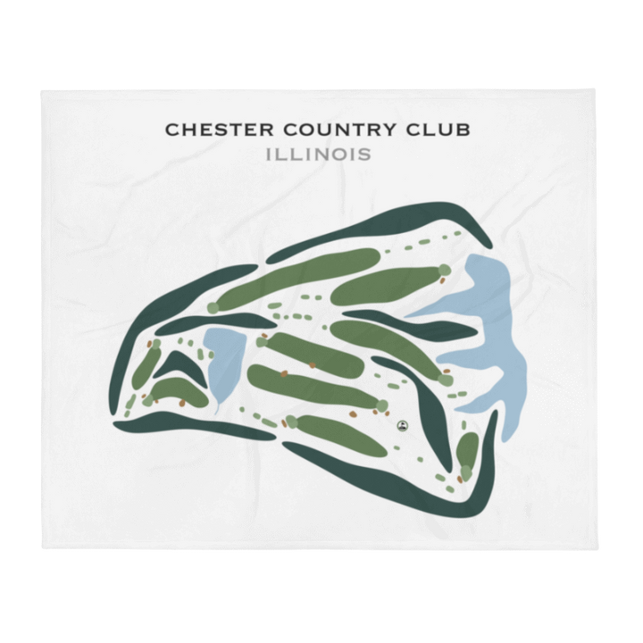 Chester Country Club, Illinois - Printed Golf Courses