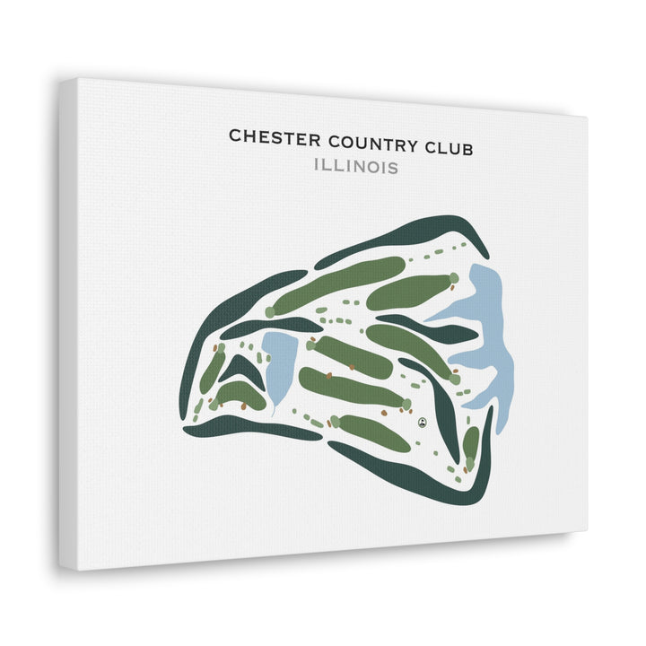 Chester Country Club, Illinois - Printed Golf Courses