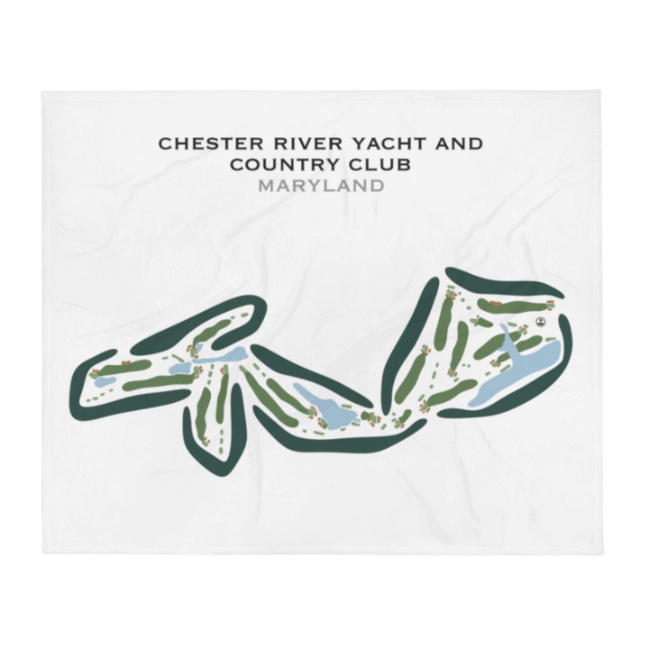 Chester River Yacht & Country Club, Maryland - Printed Golf Courses