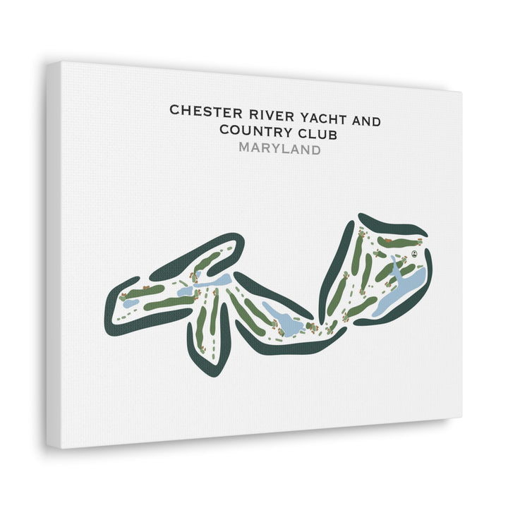 Chester River Yacht & Country Club, Maryland - Printed Golf Courses