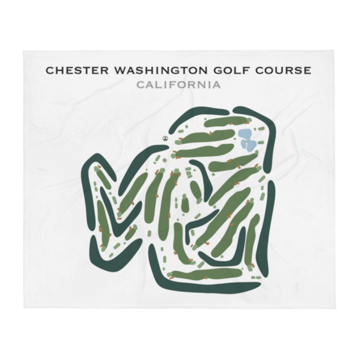 Chester Washington Golf Course, California - Printed Golf Courses