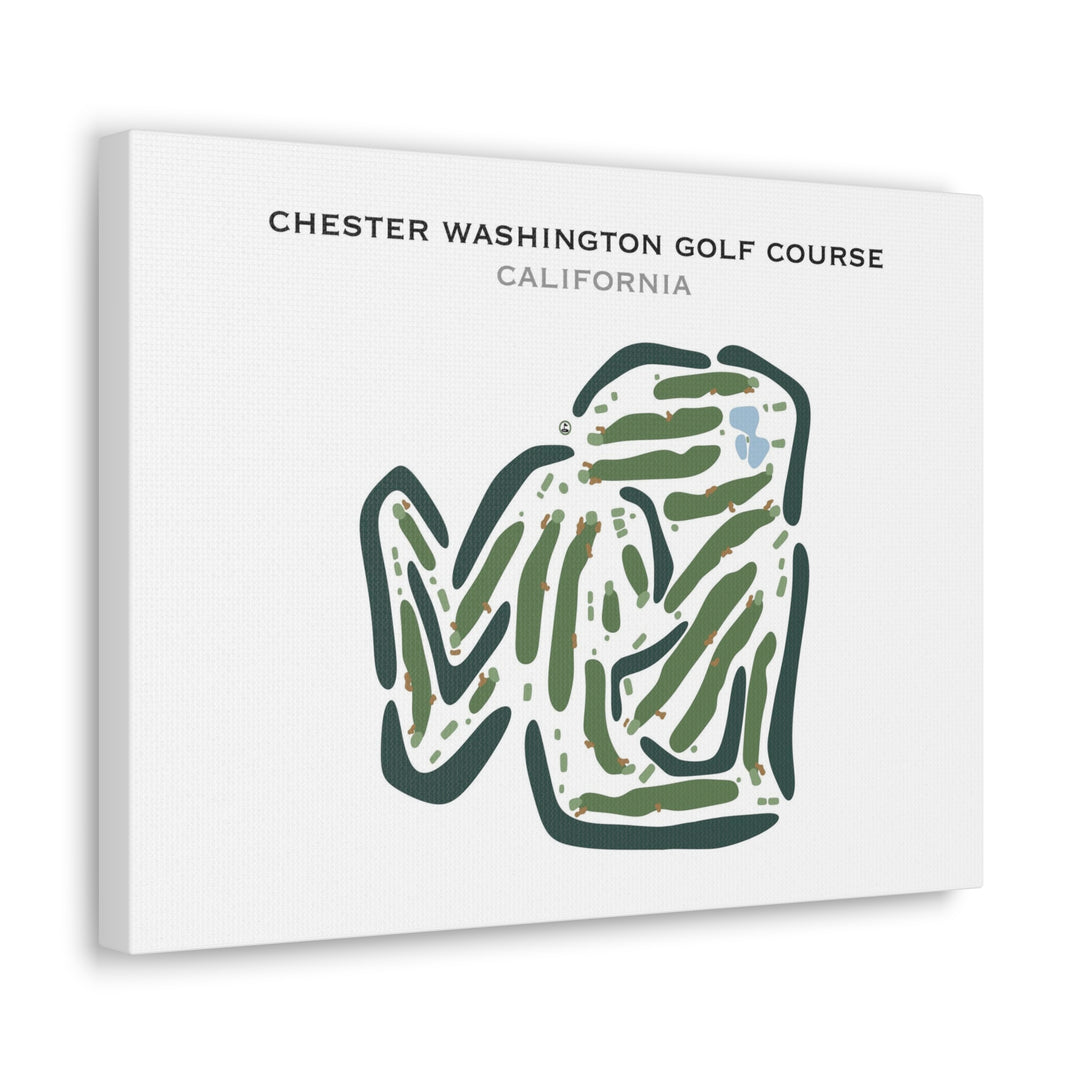 Chester Washington Golf Course, California - Printed Golf Courses