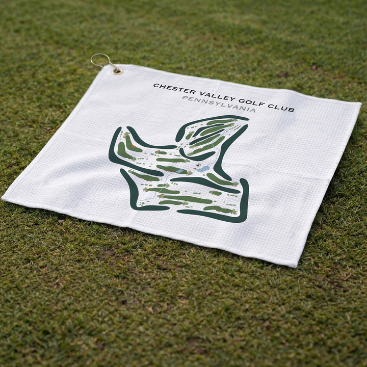 Chester Valley Golf Club, Pennsylvania - Printed Golf Course