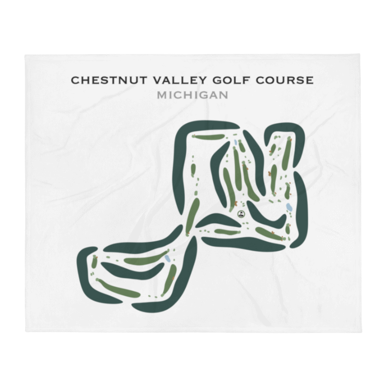 Chestnut Valley Golf Course, Michigan - Printed Golf Courses