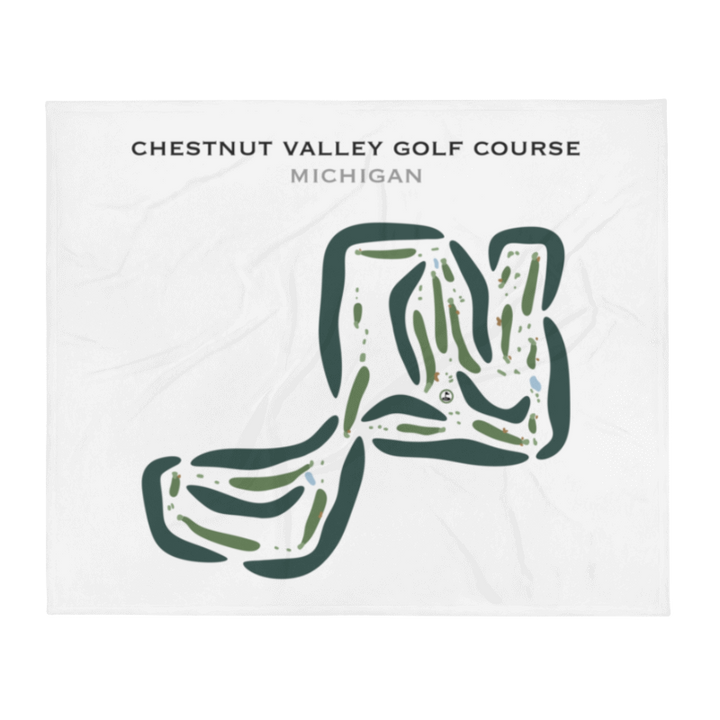 Chestnut Valley Golf Course, Michigan - Printed Golf Courses