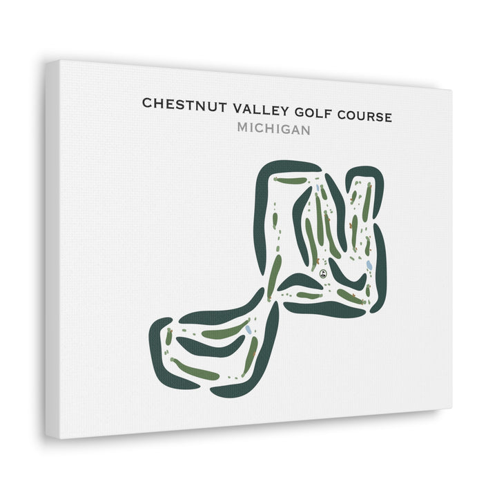 Chestnut Valley Golf Course, Michigan - Printed Golf Courses
