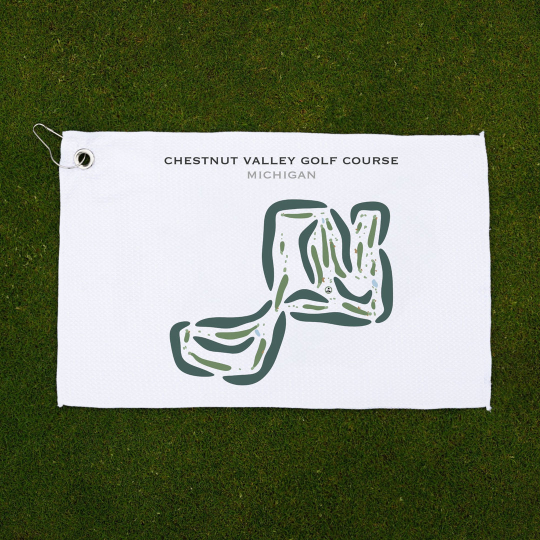 Chestnut Valley Golf Course, Michigan - Printed Golf Courses
