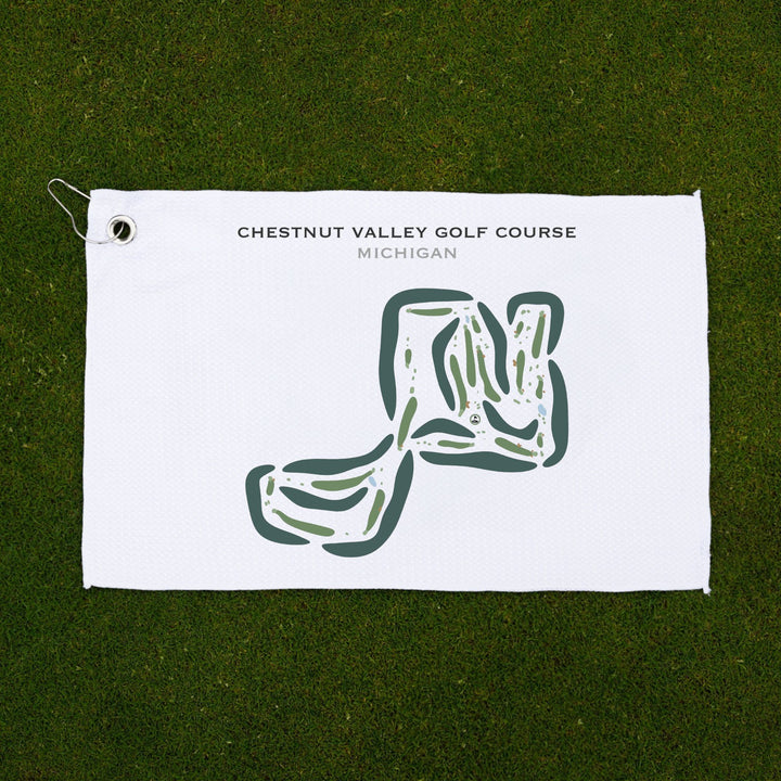 Chestnut Valley Golf Course, Michigan - Printed Golf Courses