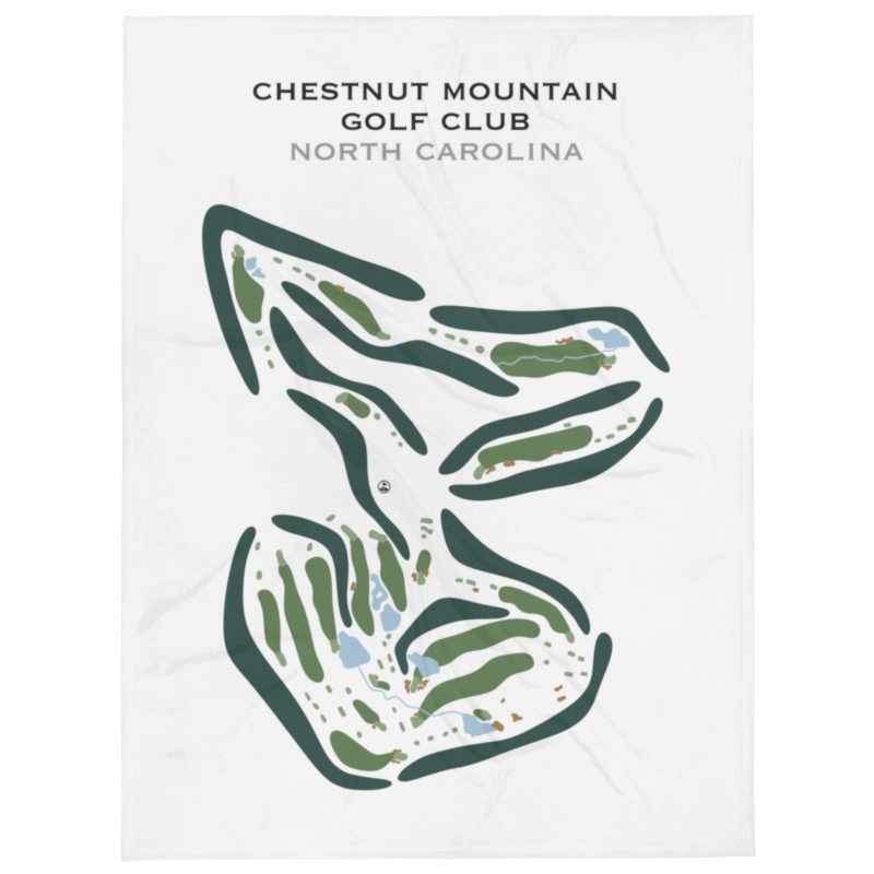 Chestnut Mountain Golf Club, North Carolina - Printed Golf Course