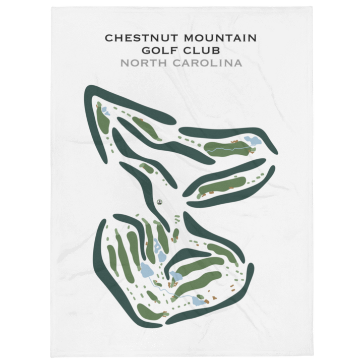 Chestnut Mountain Golf Club, North Carolina - Printed Golf Course