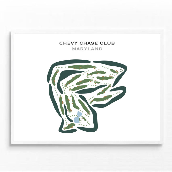 Chevy Chase Club, Maryland - Printed Golf Courses